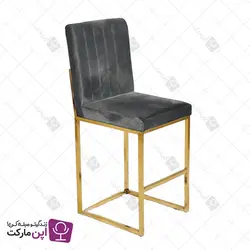 صندلی اپن فلزی آسنا طلایی | فروشگاه تخصصی میز و صندلی اپن مارکت