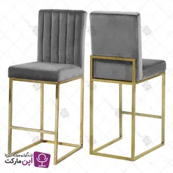 صندلی اپن فلزی آسنا طلایی | فروشگاه تخصصی میز و صندلی اپن مارکت