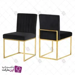 صندلی ناهارخوری آسنا طلایی | فروشگاه تخصصی میز و صندلی اپن مارکت