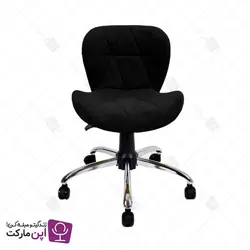صندلی مطالعه لارا پایه گردان پارچه ای | فروشگاه تخصصی میز و صندلی اپن مارکت