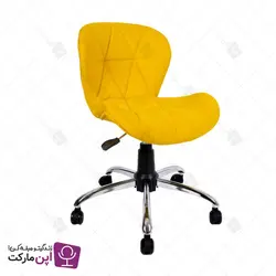 صندلی مطالعه لارا پایه گردان پارچه ای | فروشگاه تخصصی میز و صندلی اپن مارکت