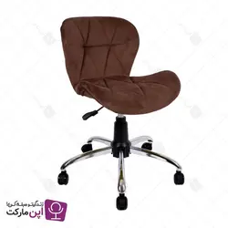 صندلی مطالعه لارا پایه گردان پارچه ای | فروشگاه تخصصی میز و صندلی اپن مارکت