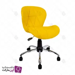 صندلی مطالعه لارا پایه گردان پارچه ای | فروشگاه تخصصی میز و صندلی اپن مارکت