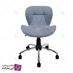 صندلی مطالعه لارا پایه گردان پارچه ای | فروشگاه تخصصی میز و صندلی اپن مارکت
