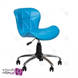 صندلی مطالعه لارا پایه گردان چرمی | فروشگاه تخصصی میز و صندلی اپن مارکت