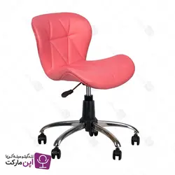 صندلی مطالعه لارا پایه گردان چرمی | فروشگاه تخصصی میز و صندلی اپن مارکت