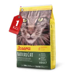 غذای گربه فاقد غلات نیچرکت Naturecat جوسرا وزن 1 کیلوگرم فله