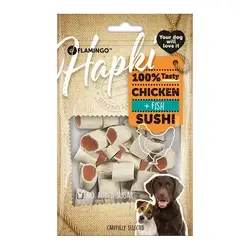 تشویقی سگ سوشی مرغ و ماهی فلامینگو Flamingo Sushi