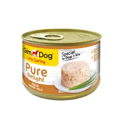 کنسرو سگ نژاد کوچک با طعم مرغ جیم داگ GimDog Pollo