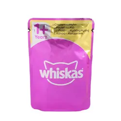 پوچ گربه با طعم مرغ ویسکاس 100 گرم – Whiskas Chicken
