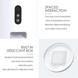ظرف غذا اتوماتیک با وایفای و دوربین الس پت – Els Pet Feeder