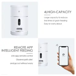 ظرف غذا اتوماتیک با وایفای و دوربین الس پت – Els Pet Feeder