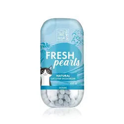 قرص بوگیر خاک گربه با رایحه اقیانوس ام پتس M Pets Fresh Pearls Ocean