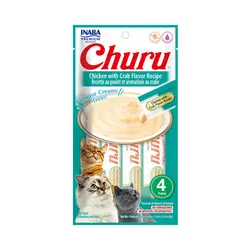 بستنی گربه با طعم مرغ و خرچنگ چورو – Churu
