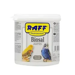 پودر مواد معدنی و عناصر کمیاب پرندگان زینتی راف – RAFF Biosal