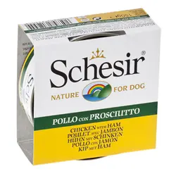 کنسرو سگ با فیله مرغ و خوک شسیر – Schesir Chicken fillets with Ham