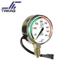 سنسور فشار CNG ساعتی 12 ولتی داخل TAKAB CSI 12 - تکاب cng