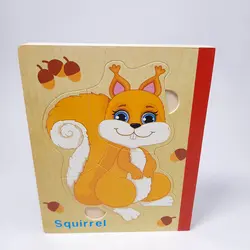 پازل آموزشی مدل جورچین کتابی حیوانات
