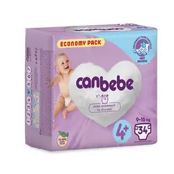پوشک کودک جان به به سایز 4+ مدل Ekonomik بسته 34 عددی