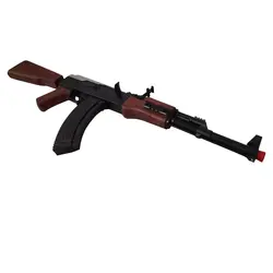 تفنگ بازی طرح کلاشینکف مدل AK123 کد 500 مجموعه 5 عددی
