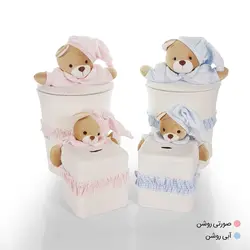 ست سطل و جادستمال اتاق کودک طرح خرس نانان