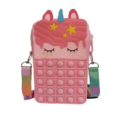 فیجت ضد استرس مدل کیف پاپیت طرح تک شاخ کد A