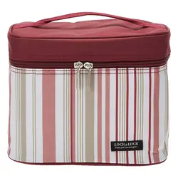 کیف غذا لاک اند لاک مدل عایق دار HPL8RB به همراه ظرف غذا مجموعه 4 عددی