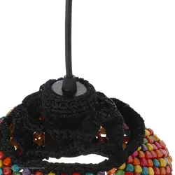 لوستر بافتنی مدل مکرومه کد 004