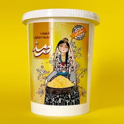 قاووت نارگیل نخودچی خانگی صامد - 250 گرم بسته 6 عددی