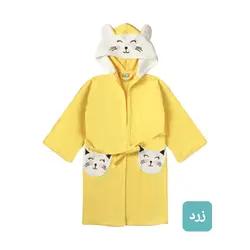 حوله پالتویی کودک آلامع مدل دورنگ سایز 80x90 سانتی متر