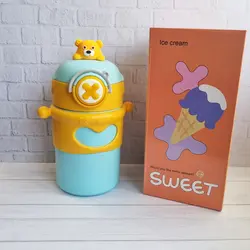 قمقمه کودک مدل sweet طرح ضربدر گنجایش 0.5 لیتر
