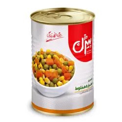کنسرو سبزی مخلوط بیژن - 380 گرم