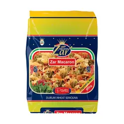 ماکارونی فوسیلی سبزیجات زرماکارون - 500 گرم