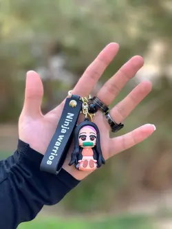 جاکلیدی سیلیکونی مدل انیمه شیطان کش (نزوکو)