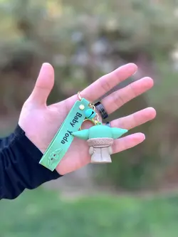 جاکلیدی سیلیکونی مدل بیبی یودا