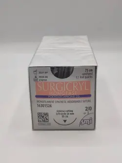 نخ جراحی مونوکریل 0-2 کات smi