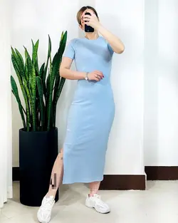 پیراهن ماکسی کبریتی1212 - پوشاک دخترانه سون