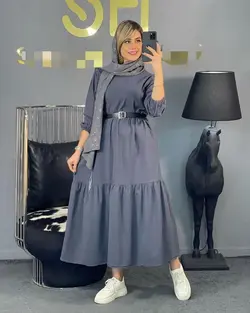 پیراهن دریا جدید 1077 - پوشاک دخترانه سون