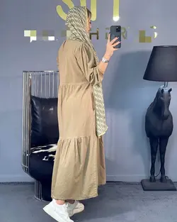 پیراهن دریا جدید 1077 - پوشاک دخترانه سون