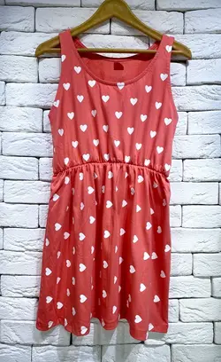 پیراهن قلبی1010 - پوشاک دخترانه سون