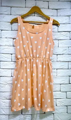 پیراهن قلبی1010 - پوشاک دخترانه سون