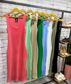 پیراهن بلند کبریتی 1047 - پوشاک دخترانه سون