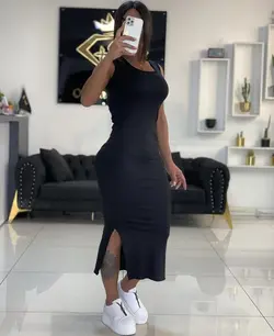 پیراهن بلند کبریتی 1047 - پوشاک دخترانه سون