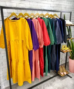 پیراهن ساحلی - پوشاک دخترانه سون