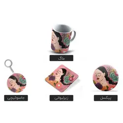 ست اکسسوری نماد ماه آبان