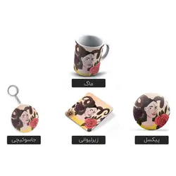 ست اکسسوری نماد ماه فروردین