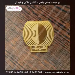 بج سینه-سنجاقی-مگنتی (طلایی-نقره ای)-مات و براق