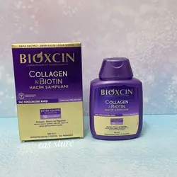 🟣شامپو حجم دهنده کلاژن و بیوتین Bioxcin