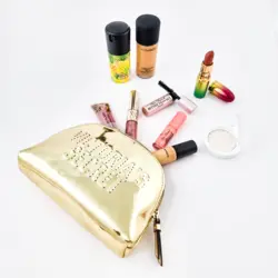 کیف آرایشی طلایی ویکتوریا سکرت