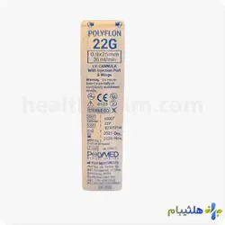 آنژیوکت آبی polyflon هند -22G